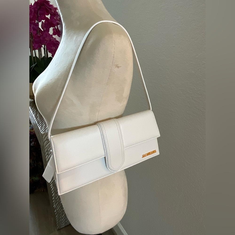 Jacquemus women white Le Bambino Long shoulder bag - Picture 8 of 15